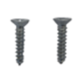 JL Industries 1253-4 Screw #8 X 7/8 Phil Flat Zinc