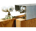 Johnson Hardware 118F722D 6' Aluminum Fascia Track Bypass Door Kit