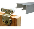 Johnson Hardware 2200F722 6' Aluminum Fascia Track Bypass Door Kit