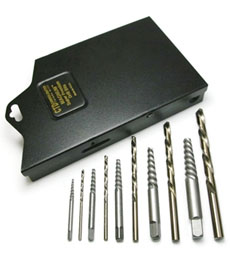 JustDoorToolZ EXT100 Norseman Spiral Drill Screw and Bolt Extraction 10 Piece Set