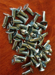 JustDoorToolZ HSS 12-24X5/8 50 US32D Hinge & Strike Screw - Undercut Head - Stainless Steel