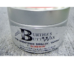 JustDoorToolZ BBW8 Burtha's Butt Wax - 8 oz.