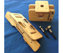 JustDoorToolZ LBJ1 44 Lock Boring Jig System for 1-3/4" Thick Doors with - 2-3/4" Backset