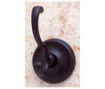 JVJ 20108 Paramount Series Oil Rubbed Bronze Finish Deco Robe Hook C/S, Composition Solid Brass