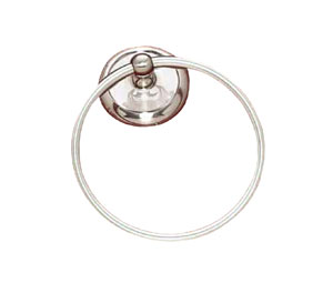 JVJ 20306 Piedmont Series Satin Nickel Finish Towel Ring C/S, Composition Zamac