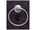 JVJ 22306 Highland Series Satin Nickel Finish Towel Ring C/S, Composition Zamac