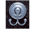 JVJ 22407 Highland Series Chrome Finish Robe Hook C/S, Composition Zamac