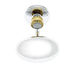 JVJ 23203 Contemporary Series Split Finish Smooth Soap Dish Chrome/Brass C/S, Composition Solid Brass
