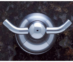 JVJ 23807 Liberty Series Chrome Finish Robe Hook C/S, Composition Solid Brass