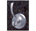 JVJ 24208 Paramount Series Satin Nickel Finish Deco Robe Hook C/S, Composition Solid Brass