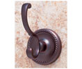 JVJ 24708 Prestige Series Old World Bronze Finish Deco Robe Hook C/S, Composition Solid Brass