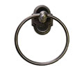 JVJ 24906 Chateau Series Satin Nickel Finish Towel Ring C/S, Composition Solid Brass