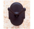 JVJ 25007 Chateau Series Oil Rubbed Bronze Finish Double Robe Hook C/S, Composition Solid Brass
