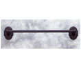 JVJ 25024 Chateau Series Oil Rubbed Bronze Finish 24” Towel Bar Set C/S, Composition Solid Brass