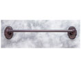 JVJ 25124 Chateau Series Old World Bronze Finish 24” Towel Bar Set C/S, Composition Solid Brass