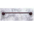 JVJ 26224 Waterworks Series Old World Bronze Finish 24” Towel Bar Set C/S, Composition Solid Brass
