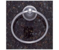JVJ 26806 Renaissance Series Satin Nickel Finish Fluted Towel Ring C/S, Composition Solid Brass
