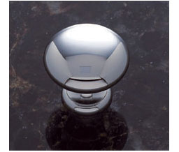 JVJ 30526 Polished Chrome Finish 1 1/4" Mushroom Knob, Composition Solid Brass