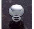 JVJ 30526 Polished Chrome Finish 1 1/4" Mushroom Knob, Composition Solid Brass