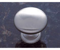 JVJ 30546 Satin Nickel Finish 1 1/4" Mushroom Knob, Composition Solid Brass