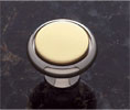 JVJ 31336 Solid Brass/Chrome Finish 1 1/4" Knob, Composition Solid Brass