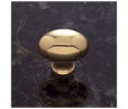 JVJ 32301 Solid Brass Finish Football Knob, Composition Solid Brass