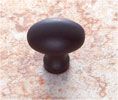 JVJ 32320 Oil Rubbed Bronze Finish Football Knob, Composition Solid Brass