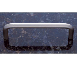 JVJ 33446 Satin Nickel Finish 4" C/C Wire Pull, Composition Solid Brass