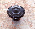 JVJ 36620 Oil Rubbed Bronze Finish 1 1/4" English Rope Knob, Composition Solid Brass