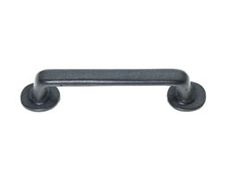 JVJ 42014 Aged Bronze Finish 4" C/C Rustic Pull, Composition Zamac