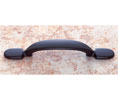 JVJ 44814 Matte Black Finish 3" C/C Pull 5-3/4" OA , Composition Zamac