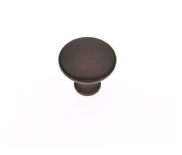 JVJ 45112 Old World Bronze Finish 1-1/4" Dome Knob, Composition Zamac