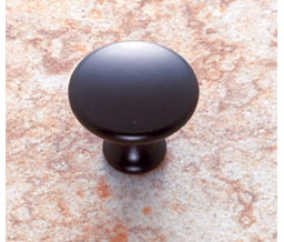 JVJ 45120 Oil Rubbed Bronze Finish 1-1/4" Dome Knob, Composition Zamac