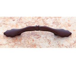 JVJ 45612 Old World Bronze Finish 3" C/C Pull, Composition Zamac
