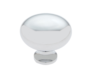 JVJ 46026 Vintage Collection 1-1/4" Mushroom Knob - Composition Zamac, Polished Chrome