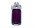 JVJ 48514 Polished Nickel Finish 30 mm Pendant Drop Pull - Purple, Composition Glass