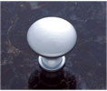 JVJ 50539 Satin Chrome Finish 1-1/4" Mushroom Knob, Composition Zamac