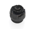 JVJ 61410 Distressed Bronze Finish 1-1/4" Primitive Rose Knob, Composition Zamac