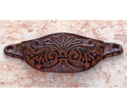 JVJ 61749 Rust 96 mm O/A Deco Cup Pull, Composition Zamac