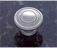 JVJ 66246 Satin Nickel Finish-1-1/4" Ringed Knob, Composition Zamac