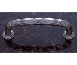 JVJ 68746 Satin Nickel Finish Pull 96 mm C/C, 4-1/2" OA, Composition Zamac