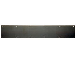JVJ 8X34ORB Oil Rubbed Bronze Finish 8" X 34" Anodized Aluminum Kick Plate, Composition Aluminum