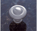 JVJ 70046 Satin Nickel Finish Rope Knob, Composition Zamac