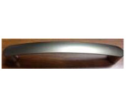 JVJ 76116 Polished Nickel Finish 128mm C/C Thick Bowed Pull, Composition Zamac