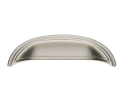 JVJ 85246 Satin Nickel Finish Heavy Zinc 3" C/C Cup Pull, Composition Zamac