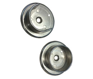 JVJ 90546 Satin Nickel Finish 1 3/8" Diameter Pole Socket, Composition Steel