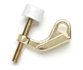JVJ MXJ01212 Polished Brass Finish Door Saver, Composition Zamac