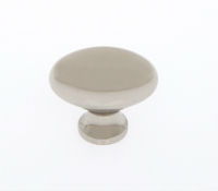 JVJ 32316 Polished Nickel Finish Football Knob, Composition Solid Brass