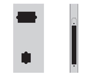 Keedex K-BXVING-SIG Mortise Gate Box