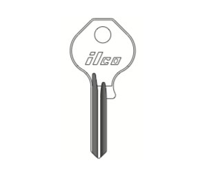 Kaba Ilco 1092C Master Key Blank - Nickel Plated